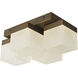 Cubic LED 9 inch Bronze Flush Mount Ceiling Light