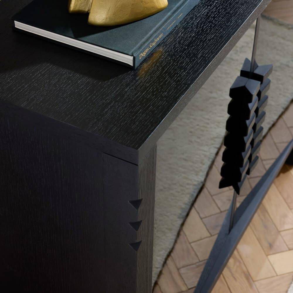 Jericho Black and Ebony Cabinet