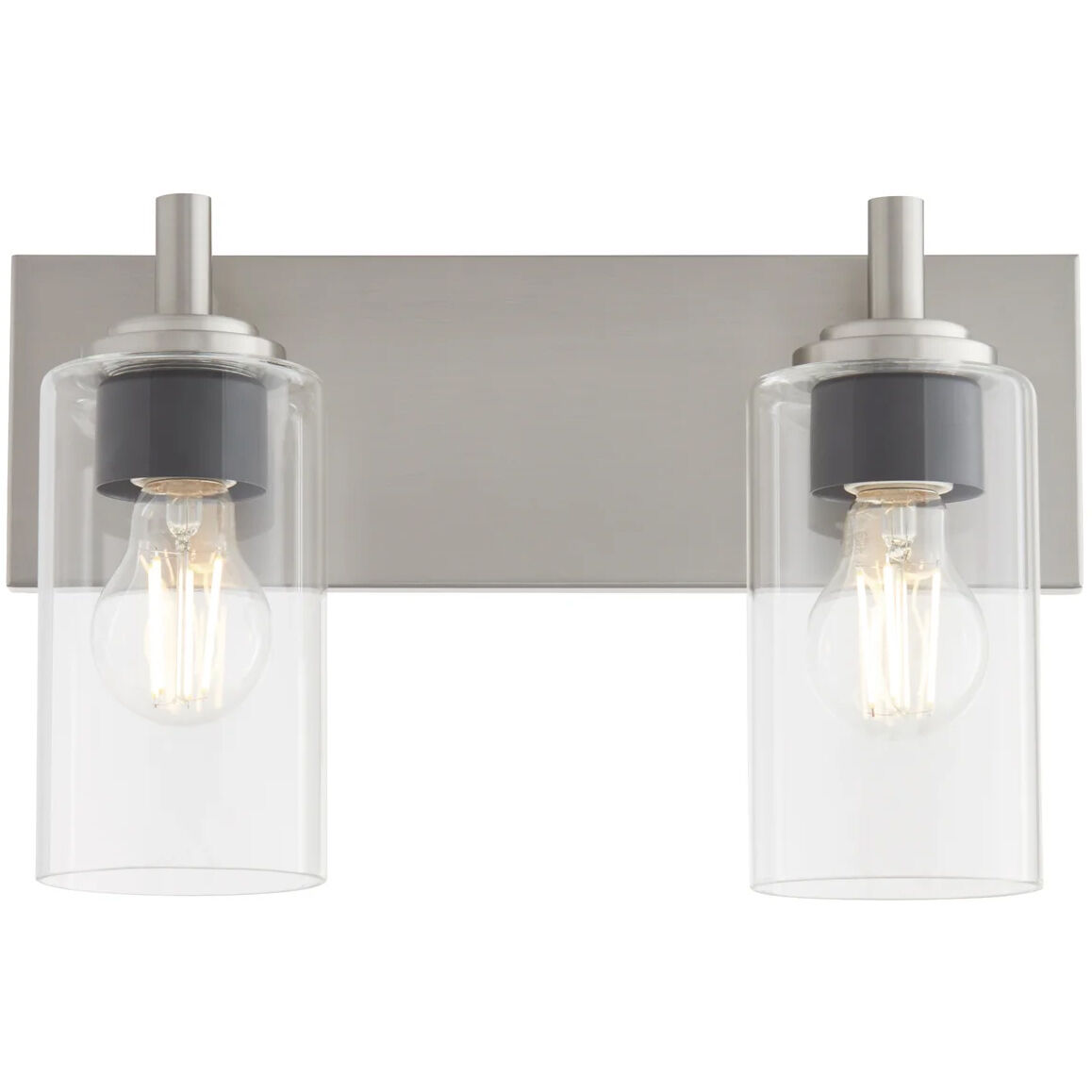 Fallstaff 2 Light 14.5 inch Satin Nickel Vanity Light Wall Light