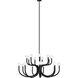 Joelle 18 Light 46.88 inch Matte Black Pendant Ceiling Light