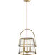 Tournon 15 inch Heritage Brass Indoor Pendant Ceiling Light