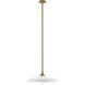 Hadley 1 Light 20 inch Warm Brass Pendant Ceiling Light