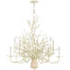 Seaward 12 Light 39 inch Coral White Chandelier Ceiling Light, Large