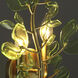 Bridget 4 Light 8.25 inch Soft Gold Sconce Wall Light in Green