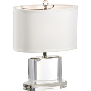 Wildwood 18 inch 100 watt Clear Table Lamp Portable Light 