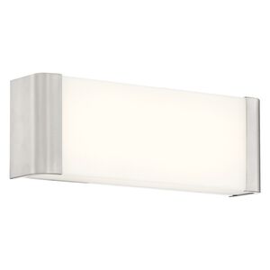 Origin LED 13 inch Brushed Steel Vanity Light Wall Light
