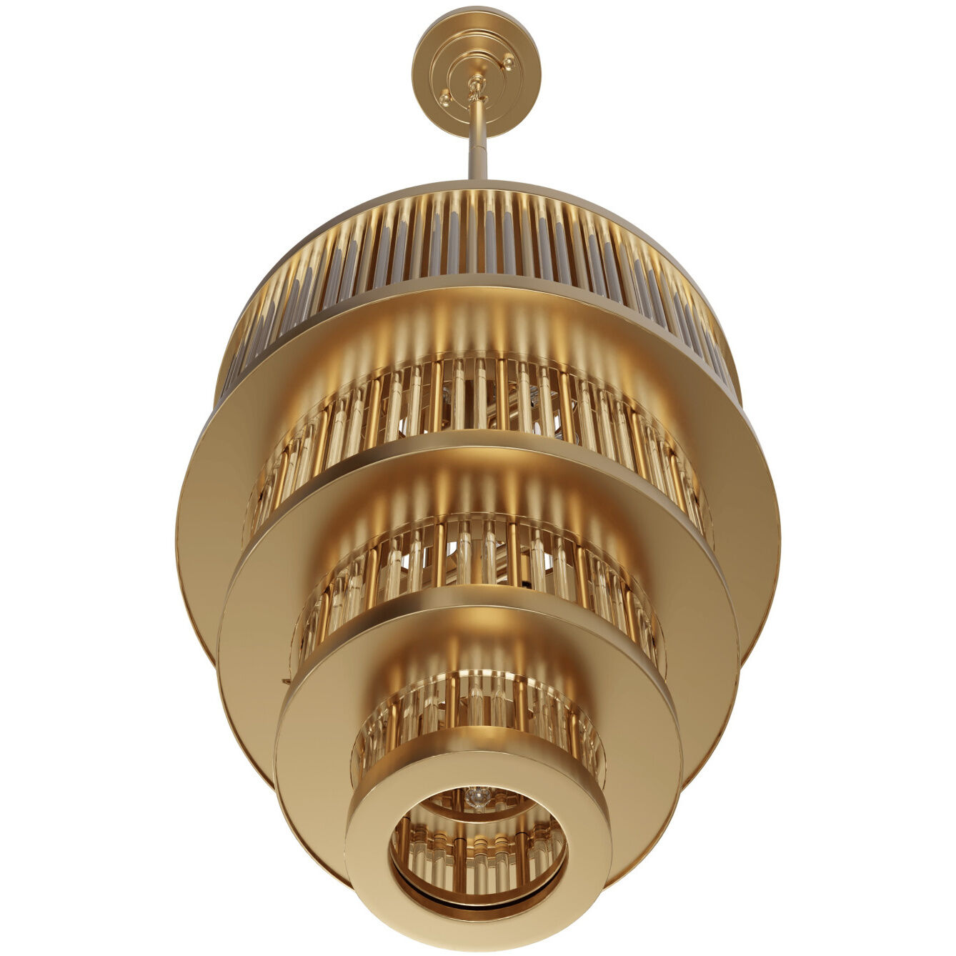Waldorf LED 12 inch Aged Brass Pendant Ceiling Light