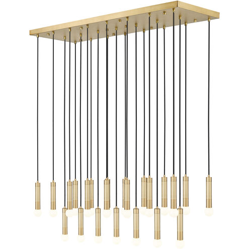 Stari Linear Chandelier Ceiling Light in Modern Gold