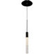 Magic LED 6.5 inch Black Pendant Ceiling Light in 1, Round