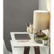 Marina 16 inch 40.00 watt Black Rubberwood with Smoked Glass Table Lamp Portable Light