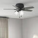 Newsome 42 inch Matte Black with Dark Gray Oak/Matte Black Blades Ceiling Fan