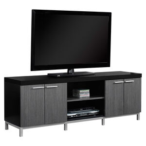 Vestal 60 inch Black and Grey TV Stand