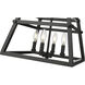 Tellsa 4 Light 16 inch Matte Black Indoor Pendant Ceiling Light