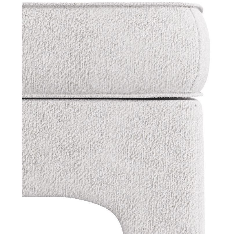 Ava 18 inch Stone Ottoman