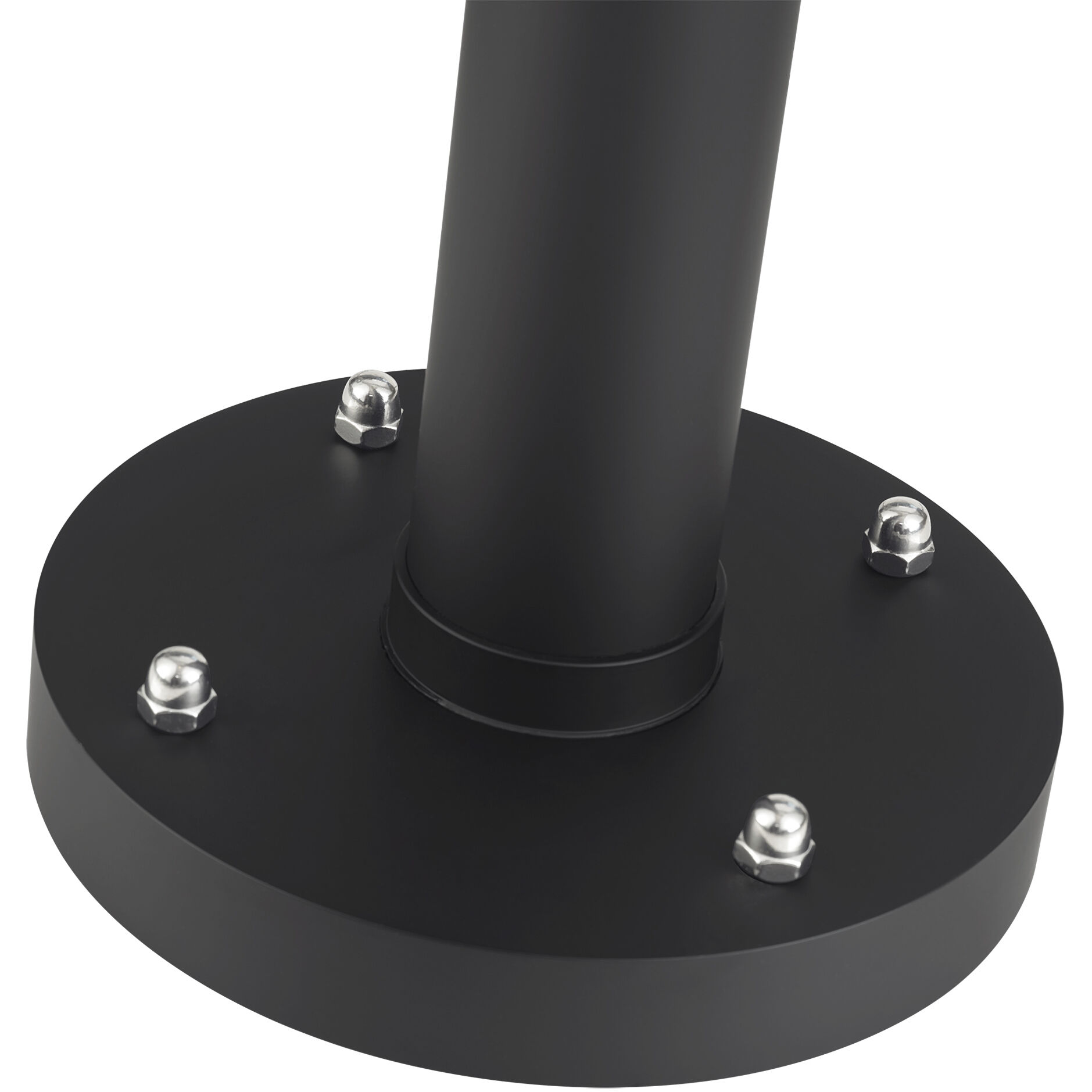 Nyack 3 Light 96.25 inch Black with Brushed Nickel Accents Outdoor 3 Head Post Light
