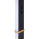 PLEX 72 inch 30 watt Black and Brass Torchiere Portable Light