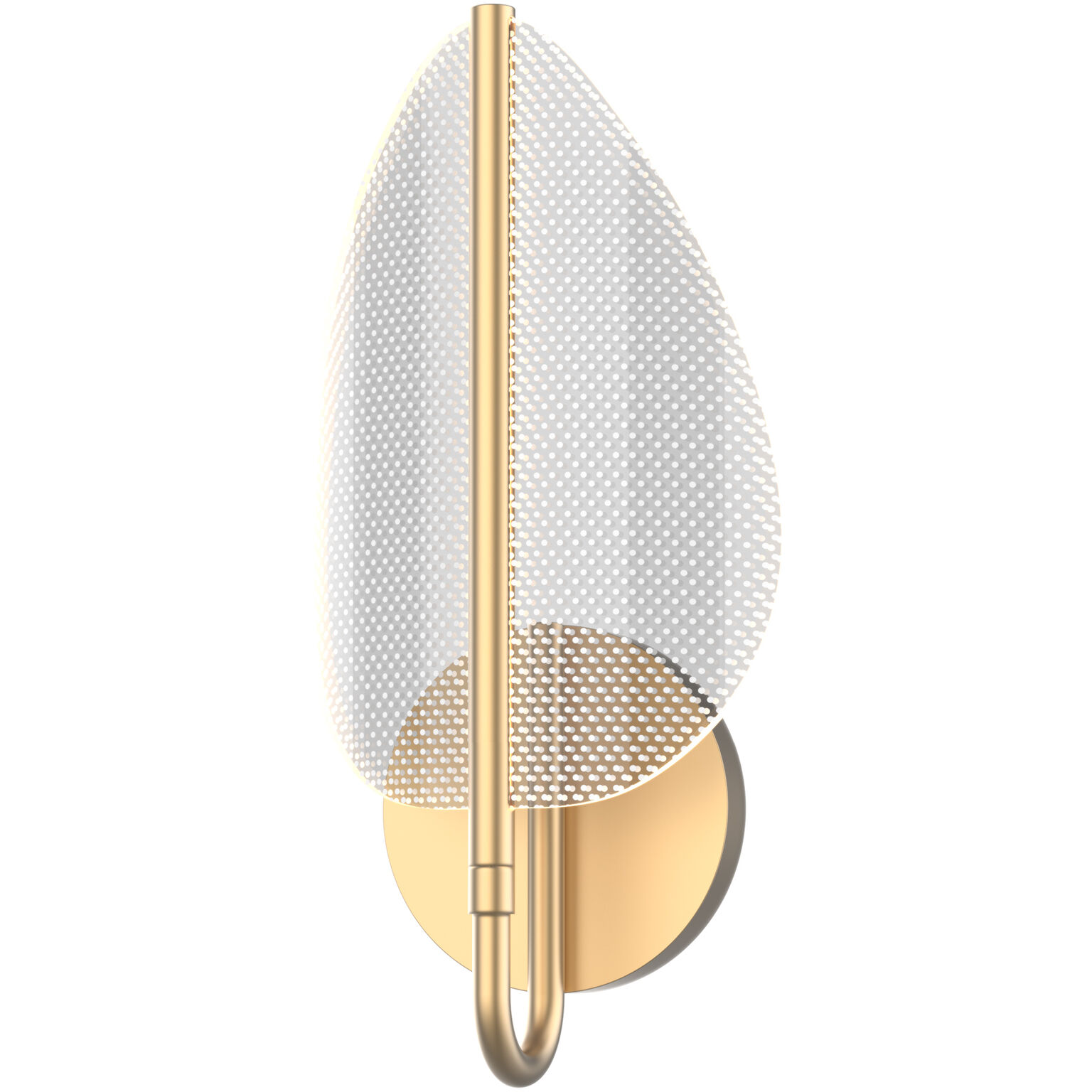 Flora Wall/Vanity Light Wall Light in Natural Brass
