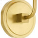 Providence Wall Mount Wall Light in Aged Brass