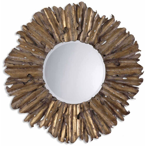 Hemani 43 X 43 inch Antique Gold Wall Mirror