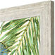 Spectrum Palm Fronds 28 X 28 inch Non-Glass Framed Art, Propac