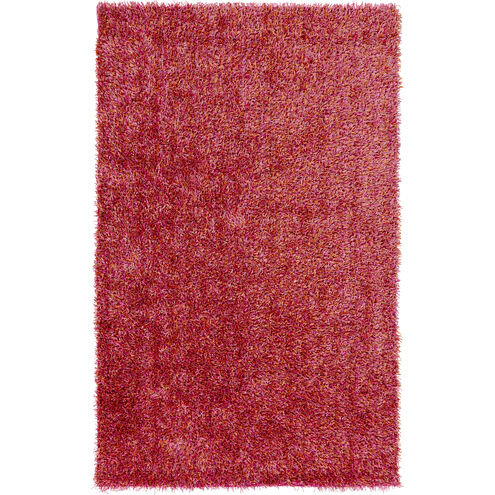 Prism 36 X 24 inch Bright Pink, Pale Pink, Bright Orange Rug