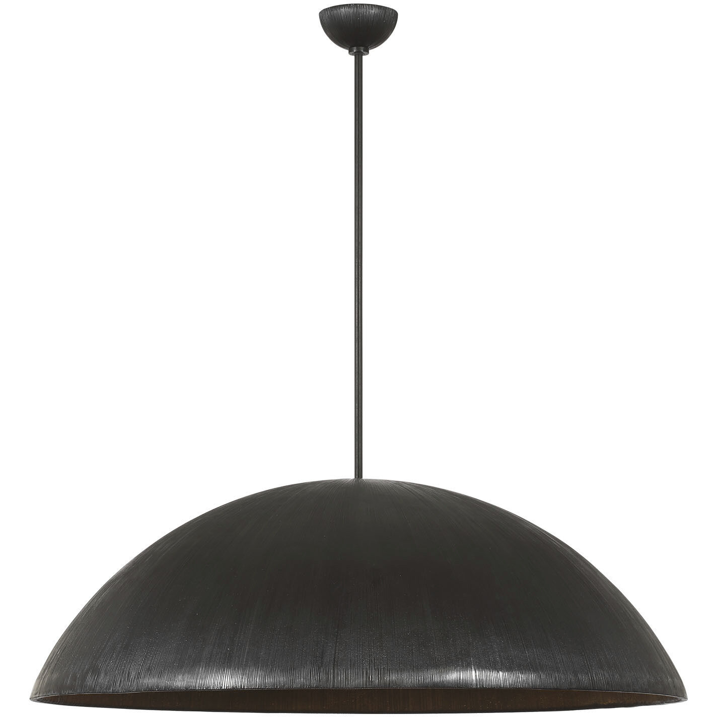 Kelly Wearstler Utopia LED 48 inch Aged Iron Sculpted Pendant Ceiling Light