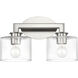 Bernardino 2 Light 16 inch Brushed Nickel Vanity Wall Sconce Wall Light