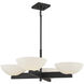 Fallon 4 Light 30 inch Matte Black Chandelier Ceiling Light, Essentials