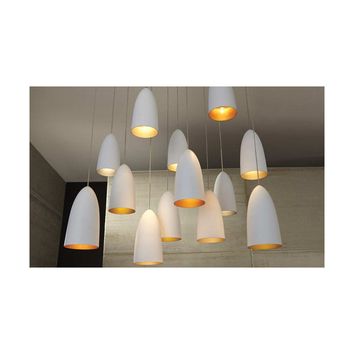 Mini Signal 1 Light 120 Satin Nickel Low-Voltage Pendant Ceiling Light in Halogen, Monopoint, Rubberized White/Copper