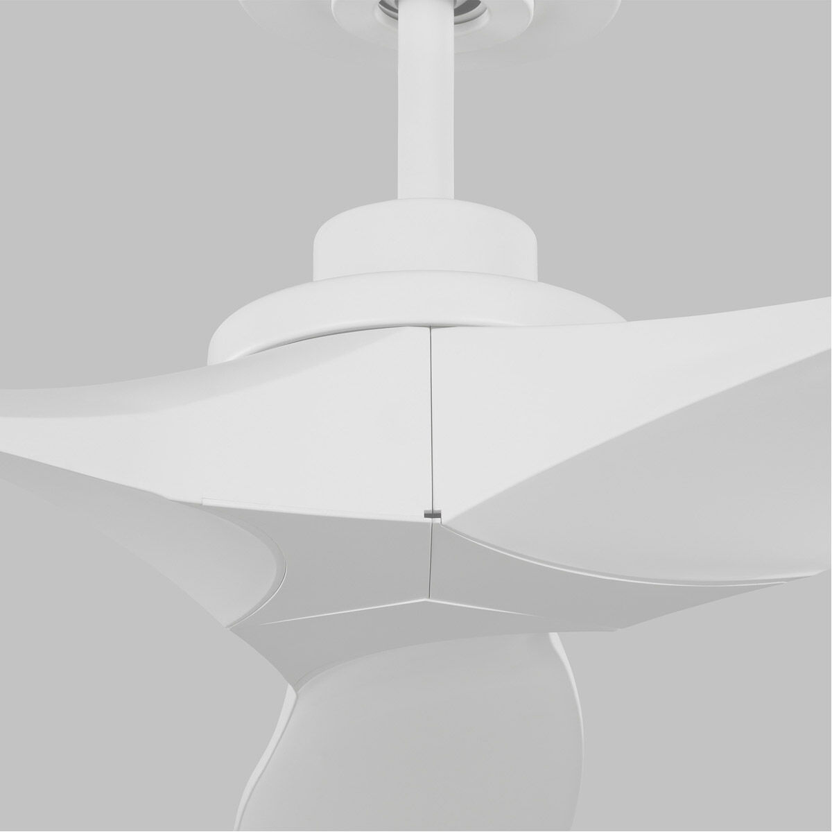 Collins 60 inch Matte White Indoor/Outdoor Smart Ceiling Fan, Coastal