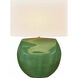 HABLE Pente 27 inch 75 watt Green Table Lamp Portable Light