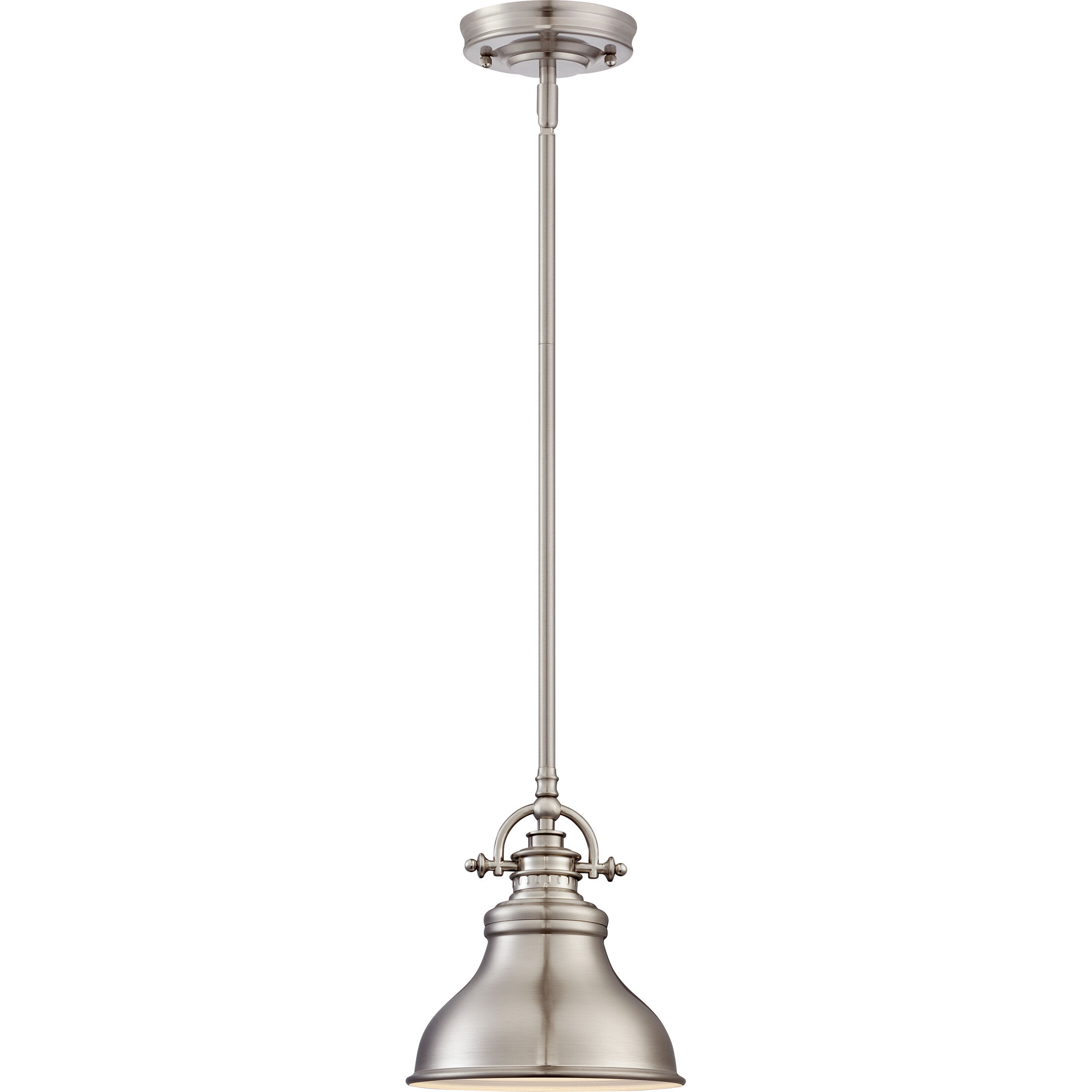 Emery 1 Light 8 inch Brushed Nickel Mini Pendant Ceiling Light