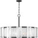 Veil 10 Light 37.5 inch Dark Matte Black Pendant Ceiling Light