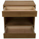 SL05 30 X 27 inch Gold Teak Side Table