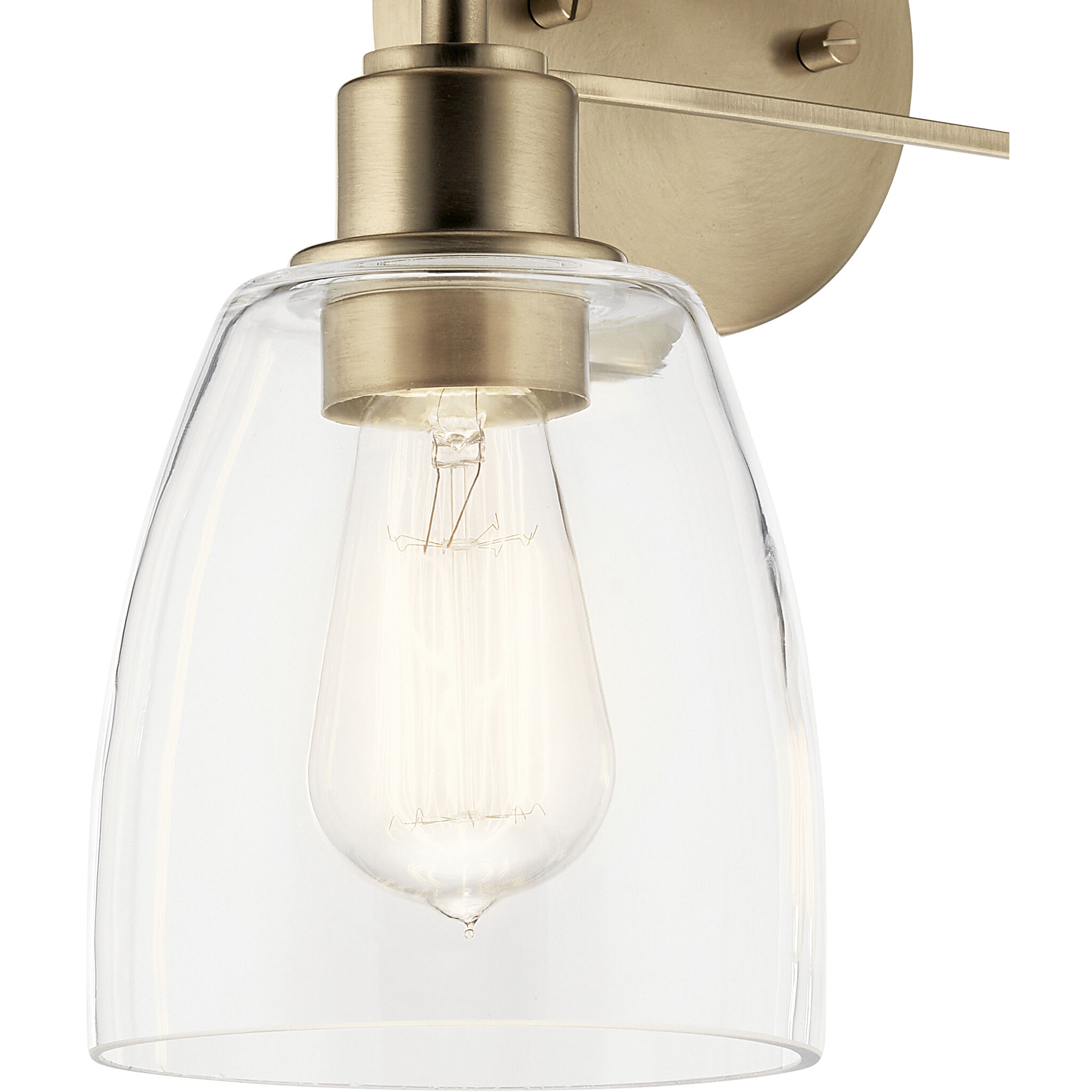 Meller 2 Light 15.25 inch Champagne Bronze Bath Vanity Light Wall Light