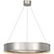 Chapman & Myers Connery LED 30 inch Polished Nickel Ring Chandelier Ceiling Light