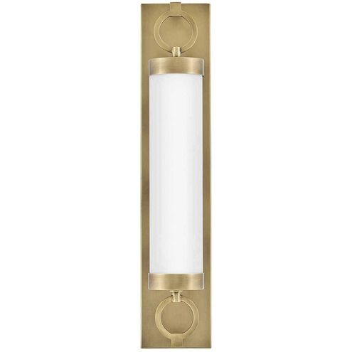 Lisa McDennon Baylor LED 24 inch Heritage Brass Bath Light Wall Light, Linear, Sconce