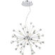 Esplo LED 33 inch Chrome Chandelier Ceiling Light