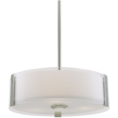 Zurich 3 Light 20 inch Satin Nickel Pendant Ceiling Light