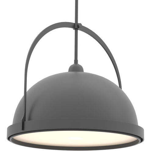 Atlas 1 Light 21.7 inch Black and Black Pendant Ceiling Light, Large