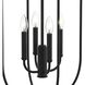 Reines 4 Light 14 inch Matte Black Foyer Pendant Ceiling Light