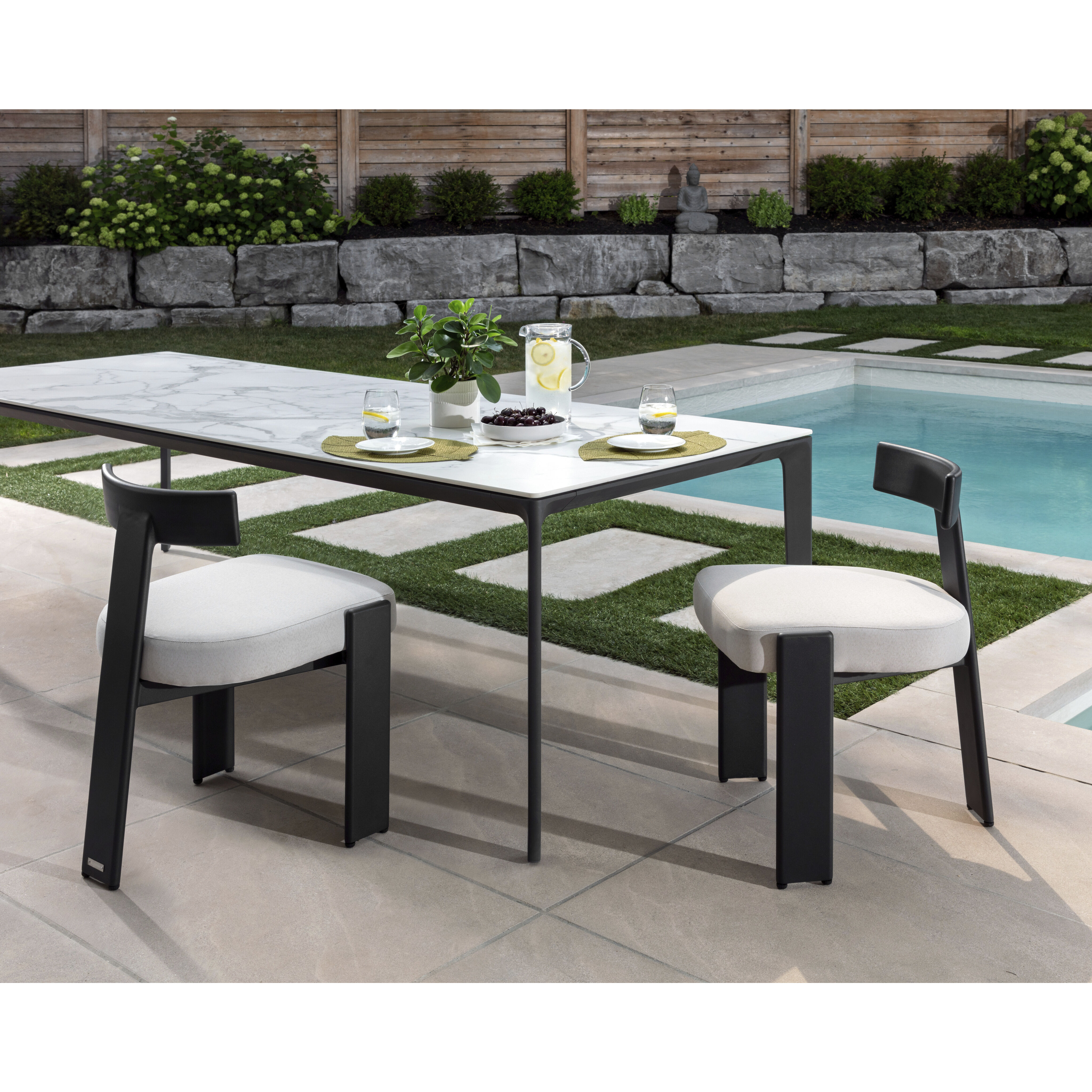 Titan Palazzo Cream Outdoor Dining Chair