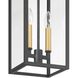 Hillside 2 Light 7 inch Textured Black Exterior Pendant