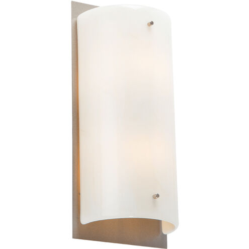 Textured Glass 2 Light 6 inch Graphite Cover Sconce Wall Light in Rimelight Frosted