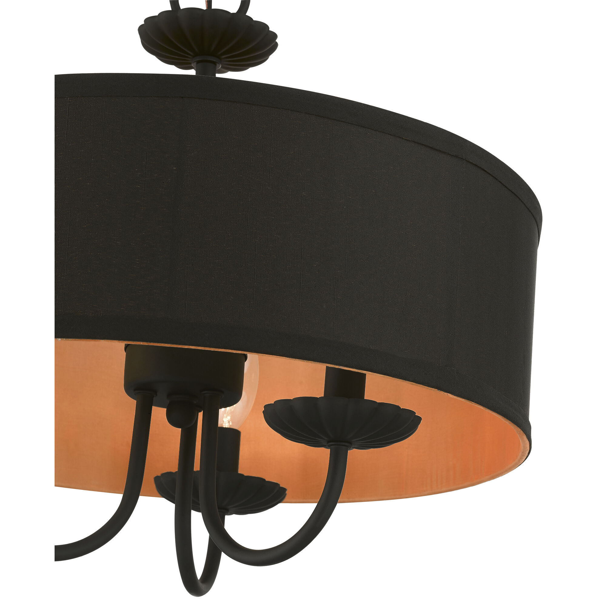 Winchester 3 Light 16 inch Black Pendant Chandelier Ceiling Light