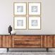 Florals Collection Blue Framed Art
