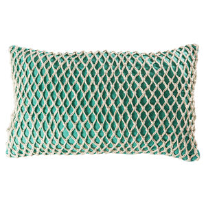 Cassio 26 X 6 inch Aqua/Deep Azure Pillow
