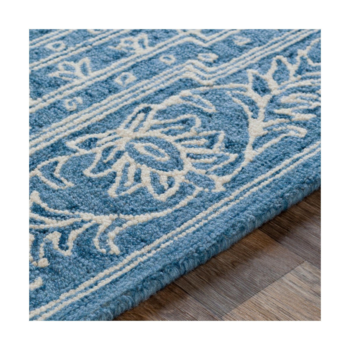 Kayseri 90 X 60 inch Denim/Navy/Cream Rugs