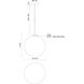 Marco LED 15.75 inch Black Pendant Ceiling Light