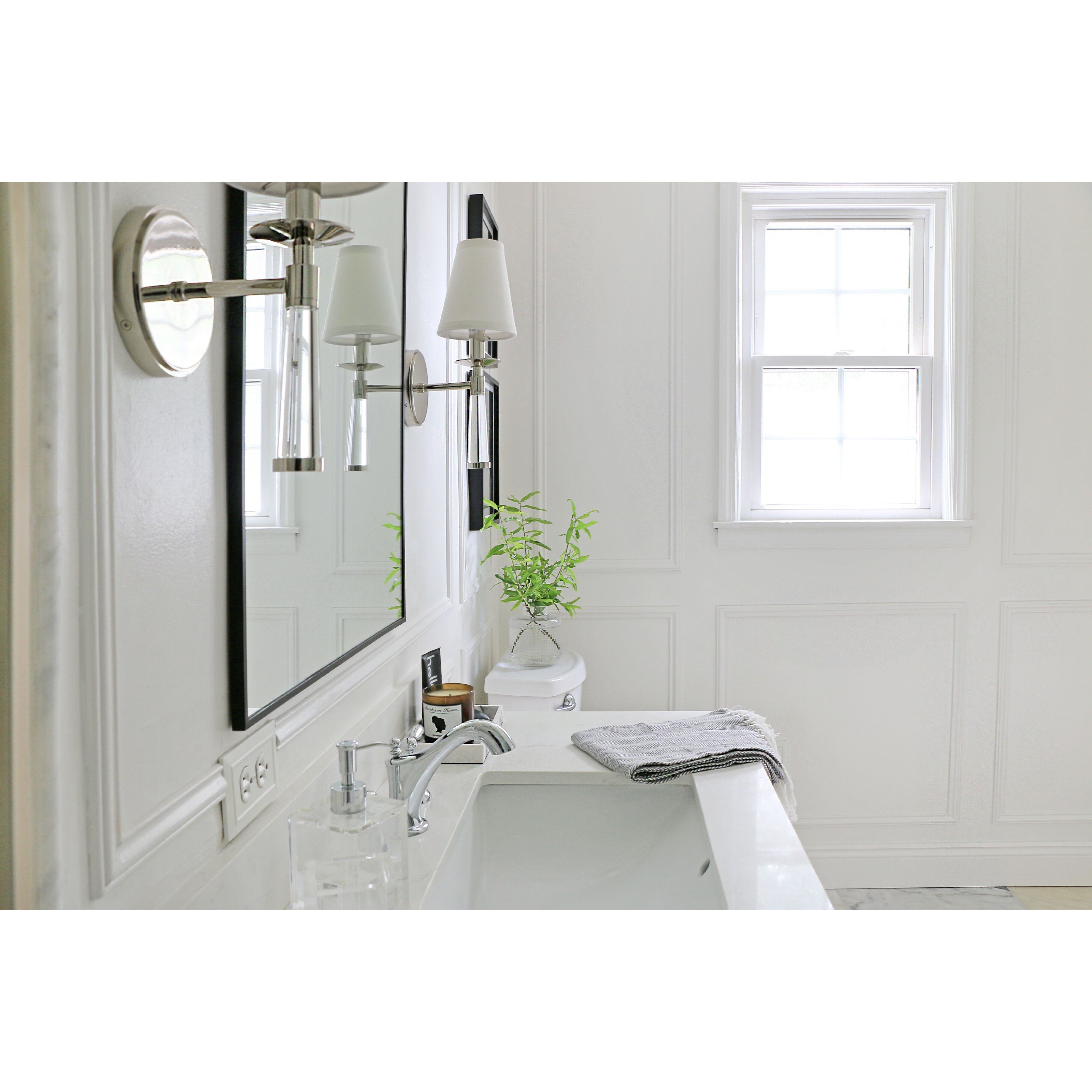 Baxter Sconce Wall Light in Polished Nickel